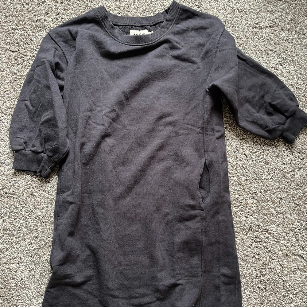 Pact Puff Sleeve Sweatshirt dress